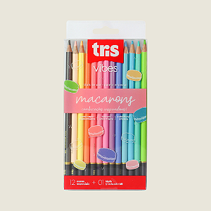 1 (UM) Lápis de Cor (UNIDADE/ AVULSO) Macarons - Vibes - Combinações Inspiradoras - Tris