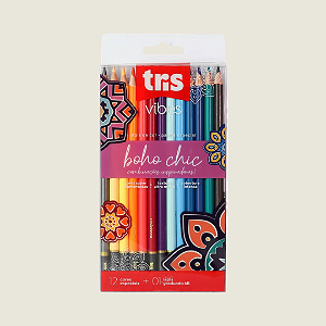 1 (UM) Lápis de Cor (UNIDADE/ AVULSO) Boho Chic - Vibes - Combinações Inspiradoras - Tris
