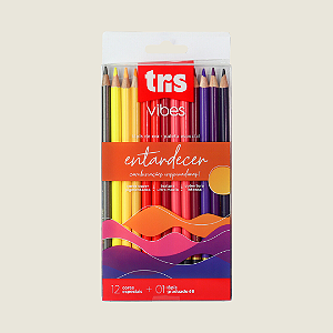 1 (UM) Lápis de Cor (UNIDADE/ AVULSO) Entardecer - Vibes - Combinações Inspiradoras - Tris