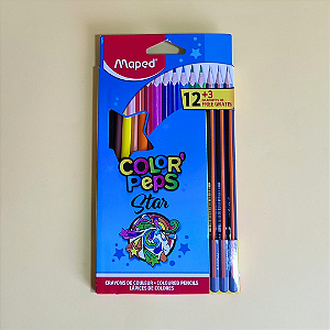 1 (UM) Lápis de Cor (UNIDADE/ AVULSO) Cores das Embalagens de 12, 24 e 36 cores - Color´Peps - Maped