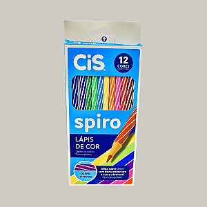 1 (UM) Lápis de Cor (UNIDADE/ AVULSO) Básicos da Embalagem de 12 Cores - Spiro - CiS