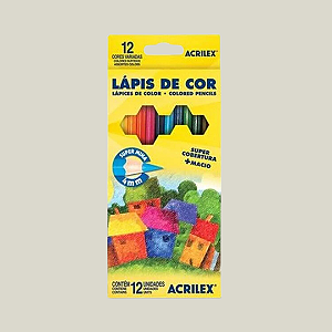 1 (UM) Lápis de Cor (UNIDADE/ AVULSO) Cores das Embalagens de 12 e 24 Cores - Super Mina 4mm - Acrilex
