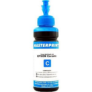 Refil de tinta bulk ink 664 Epson  masterprint  ciano