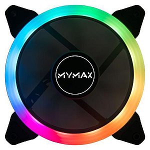 Cooler Mymax Fan 120mm Boreas Para Gabinete Gamer, Led Argb