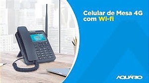 Telefone Rural de Mesa 4G Plus com Wi-Fi Aquario CA-42S 4G