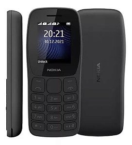 Celular Nokia 105 Dual Chip + Rádio FM + Lanterna + Jogos pré ...