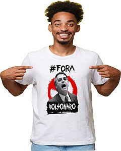 Camiseta #Fora Bolsonaro