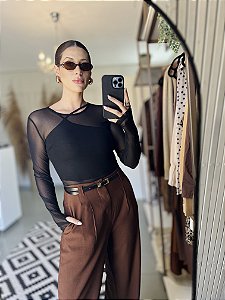 Blusa Tule Dedinho