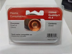 5 Pçs Bocal Finecut 220948 Compativel Hypertherm