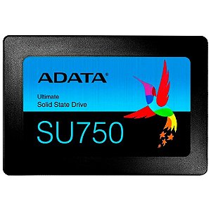 SSD Adata SU750, 256GB, SATA, Leituras: 550Mb/s e Gravações: 520Mb/s - ASU750SS-256GT-C