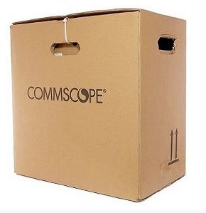 Cabo de Rede Cat6 U/UTP CM 24AWG AMP/CommScope - Azul