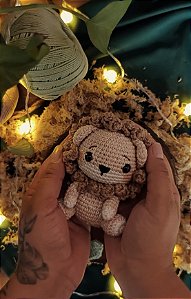 Leão Baby Zoo em Amigurumi Feito à Mão