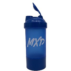 Coqueteleira Duas Doses Academia MXD Conceito Azul 500ML