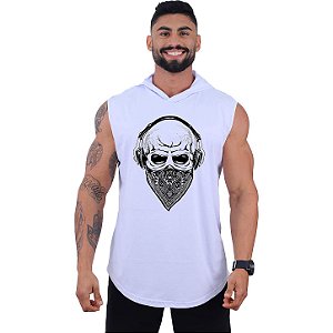Regata Longline com Touca MXD Conceito Caveira Headphone