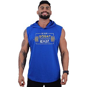 Regata Longline com Touca MXD Conceito Eat Sleep Squat Repeat