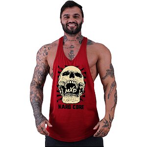 Regata Longline Super Cavada Masculina MXD Conceito Caveira Hardcore
