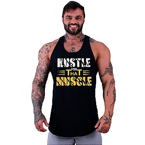 Regata Longline Masculina MXD Conceito Hustle For That Muscle