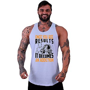 Regata Longline Masculina MXD Conceito Once You Results It Becomes an Addiction