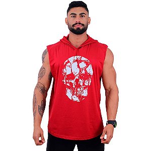 Regata Longline com Touca MXD Conceito Caveira Estilhaços