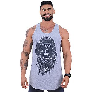 Regata Longline Masculina MXD Conceito Limitada Caveira do Saara