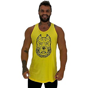 Regata Longline Masculina MXD Conceito Pitbull Mau