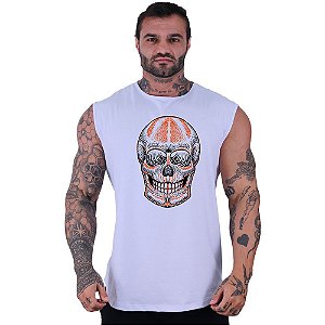 Regata Machão Longline Sem Manga MXD Conceito Caveira Pop