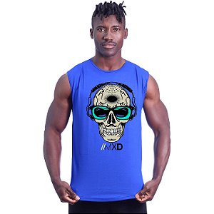 Regata Machão Longline Sem Manga MXD Conceito Caveira Pop