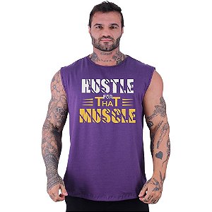 Regata Machão Longline Sem Manga MXD Conceito Hustle The Muscle
