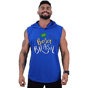 Regata Machão com Touca Masculina MXD Conceito Brasil Bora Brasil