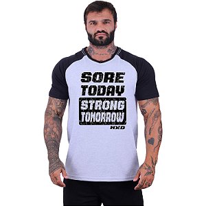Camiseta Tradicional Masculina Manga Curta MXD Conceito Sore Today Strong Tomorrow