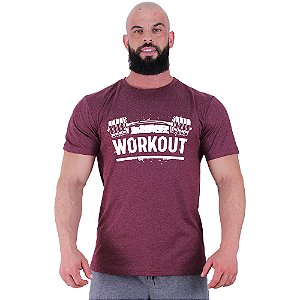 Camiseta Tradicional Masculina Manga Curta MXD Conceito Workout Barra
