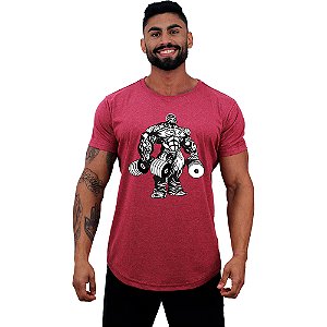 Camiseta Longline Manga Curta MXD Conceito Bodybuilding