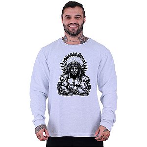 Blusa Moletom Basic Masculina MXD Conceito Sem Touca Cacique Musculoso