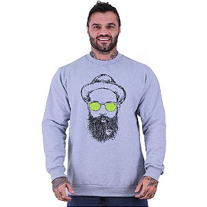 Blusa Moletom Basic Masculina MXD Conceito Sem Touca Hippie Style