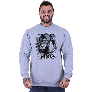 Blusa Moletom Basic Masculina MXD Conceito Sem Touca Monkey MXD