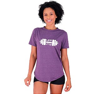 Camiseta Longline Feminina MXD Conceito Lifestyle
