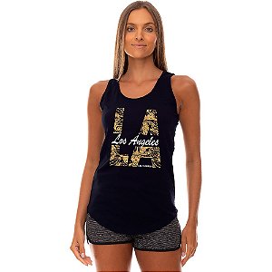 Regata Longline Feminina MXD Conceito Los Angeles