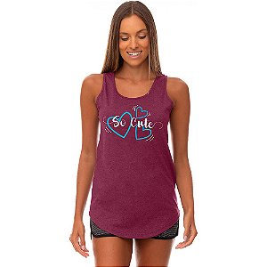 Regata Longline Feminina MXD Conceito So Cute Tão Fofo