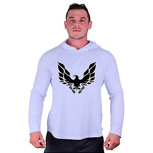 Camiseta Manga Longa Longline Com Touca MXD Conceito Fênix