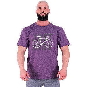 Camiseta Tradicional Manga Curta MXD Conceito MTB Mountain Bike Just Ride