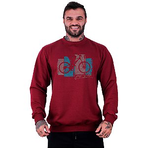 Blusa Moletom Basic Masculina MXD Conceito MTB Mountain Bike Ciclismo Jus't Ride Bike