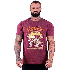 Camiseta Tradicional Masculina Manga Curta MXD Conceito SURF Earthly Paradise