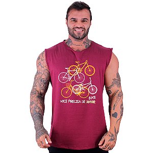 Regata Longline Machão Masculina MXD Conceito MTB Você Precisa De Bike