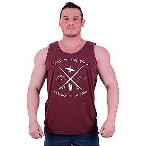 Regata Clássica Estampado Masculina MXD Conceito SURF On The Shop
