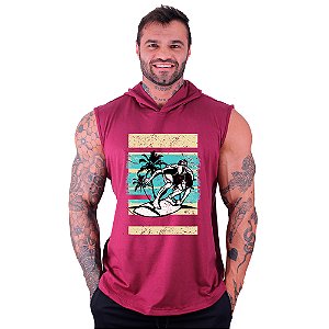 Regata Longline com Touca MXD Conceito SURF Homen Surfando
