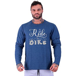Camiseta Manga Longa Moletinho MXD Conceito Ride Bike