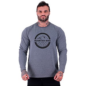 Camiseta Manga Longa Moletinho MXD Conceito MTB Montanha