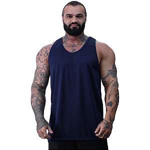 Regata Cavada MXD Conceito Dry Fit 100% Poliéster Azul Petróleo