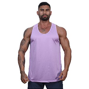 Regata Cavada MXD Conceito Dry Fit 100% Poliéster Lilás