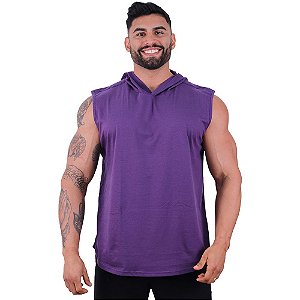 Regata Longline com Touca MXD Conceito 100% Algodão Roxo